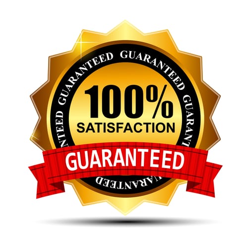 100% Satisfaction Guarantee 100% Satisfaction Guarantee